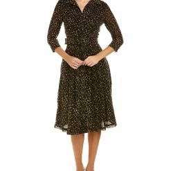 Flash Sale 👍 Samantha Sung Audrey 3 Wool 👕 Shirtdress 👩 Women 👗 Dresses 🤩