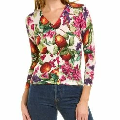 Coupon 😍 Samantha Sung Charlotte Silk & Cashmere-Blend Sweater 👩 Women Sweaters & Knits 🌟