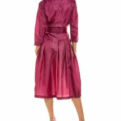 Discount 👏 Samantha Sung Audrey 3 Silk 👚 Shirtdress 👩 Women 👗 Dresses 😍 -Samantha Sung shop 1411079954 RLLZ 2