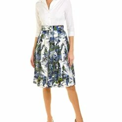 Budget 🔥 Samantha Sung Audrey Contrast Midi 👚 Shirtdress 👩 Women 👗 Dresses 🎁