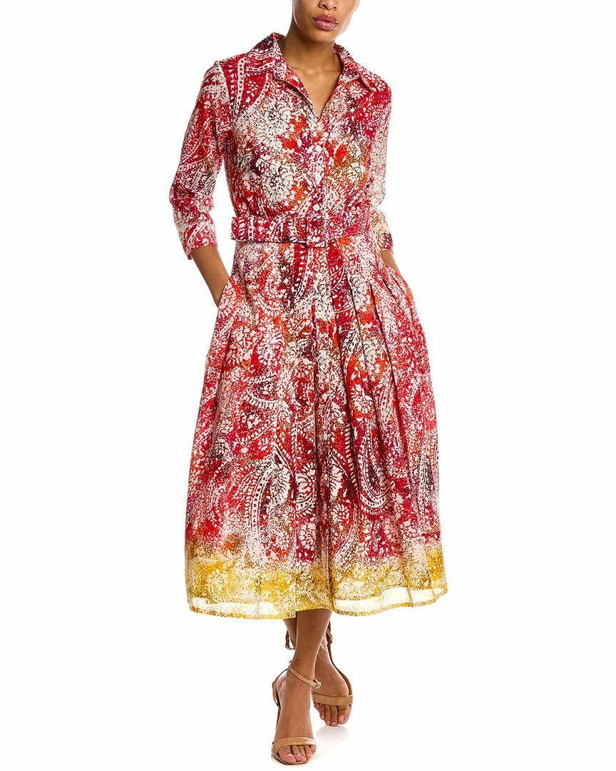 Budget ๐ Samantha Sung Audrey 4 ๐ Shirtdress ๐ฉ Women ๐ Dresses Red Multi โจ 3 Budget ๐ Samantha Sung Audrey 4 ๐ Shirtdress ๐ฉ Women ๐ Dresses Red Multi โจ