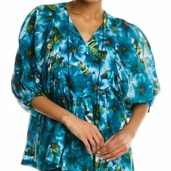 Best Pirce 🎉 Samantha Sung Anastasia Blouse 👩 Women Tops 😀