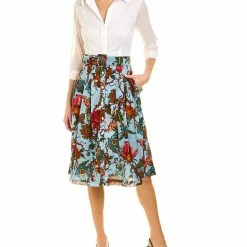 Top 10 ⌛ Samantha Sung Audrey Contrast Midi 👕 Shirtdress 👩 Women 👗 Dresses 👍