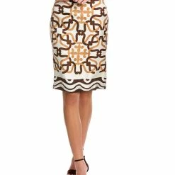 Best Pirce 🔔 Samantha Sung Chloe Silk Pencil 👗 Skirt 👩 Women 👗 Skirts ⭐