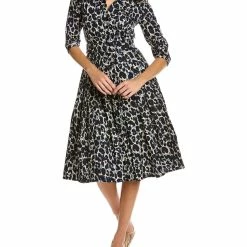 Top 10 🔥 Samantha Sung Patricia Wool & Silk-Blend 👕 Shirtdress 👩 Women 👗 Dresses 🧨