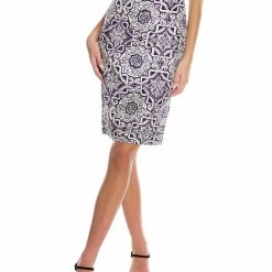 Best Sale 🛒 Samantha Sung Chloe Silk Pencil 👗 Skirt 👩 Women 👗 Skirts 🤩