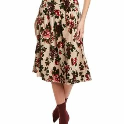 Wholesale 👍 Samantha Sung Florance Wool & Silk-Blend A-Line 👗 Skirt 👩 Women 👗 Skirts 🔔