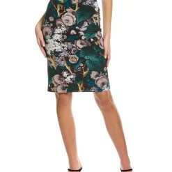 Discount 🤩 Samantha Sung Chloe Silk Pencil 👗 Skirt 👩 Women 👗 Skirts ⌛