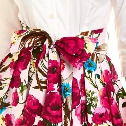 Wholesale 😍 Samantha Sung Audrey Contrast Midi 👚 Shirtdress 👩 Women 👗 Dresses 🎁 -Samantha Sung shop 1411452547 RLLZ 3