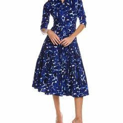 Best Pirce ❤️ Samantha Sung Patricia Wool & Silk-Blend 👕 Shirtdress 👩 Women 👗 Dresses 😍