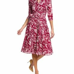 Promo 💯 Samantha Sung Patricia 👚 Shirtdress 👩 Women 👗 Dresses ⌛