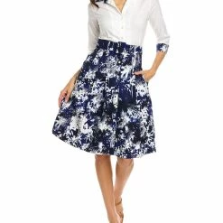 Discount 😀 Samantha Sung Avery 👕 Shirtdress 👩 Women 👗 Dresses ⌛