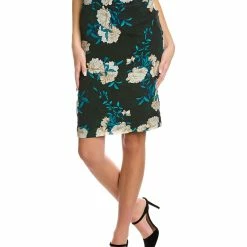 Outlet 👏 Samantha Sung Chloe Silk Pencil 👗 Skirt 👩 Women 👗 Skirts 🤩