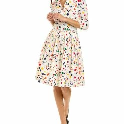 Promo 😍 Samantha Sung Audrey 2 3/4-Sleeve 👕 Shirtdress 👩 Women 👗 Dresses 🤩